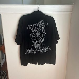 Collusion by ASOS Men’s Short Sleeve Shirt with Design